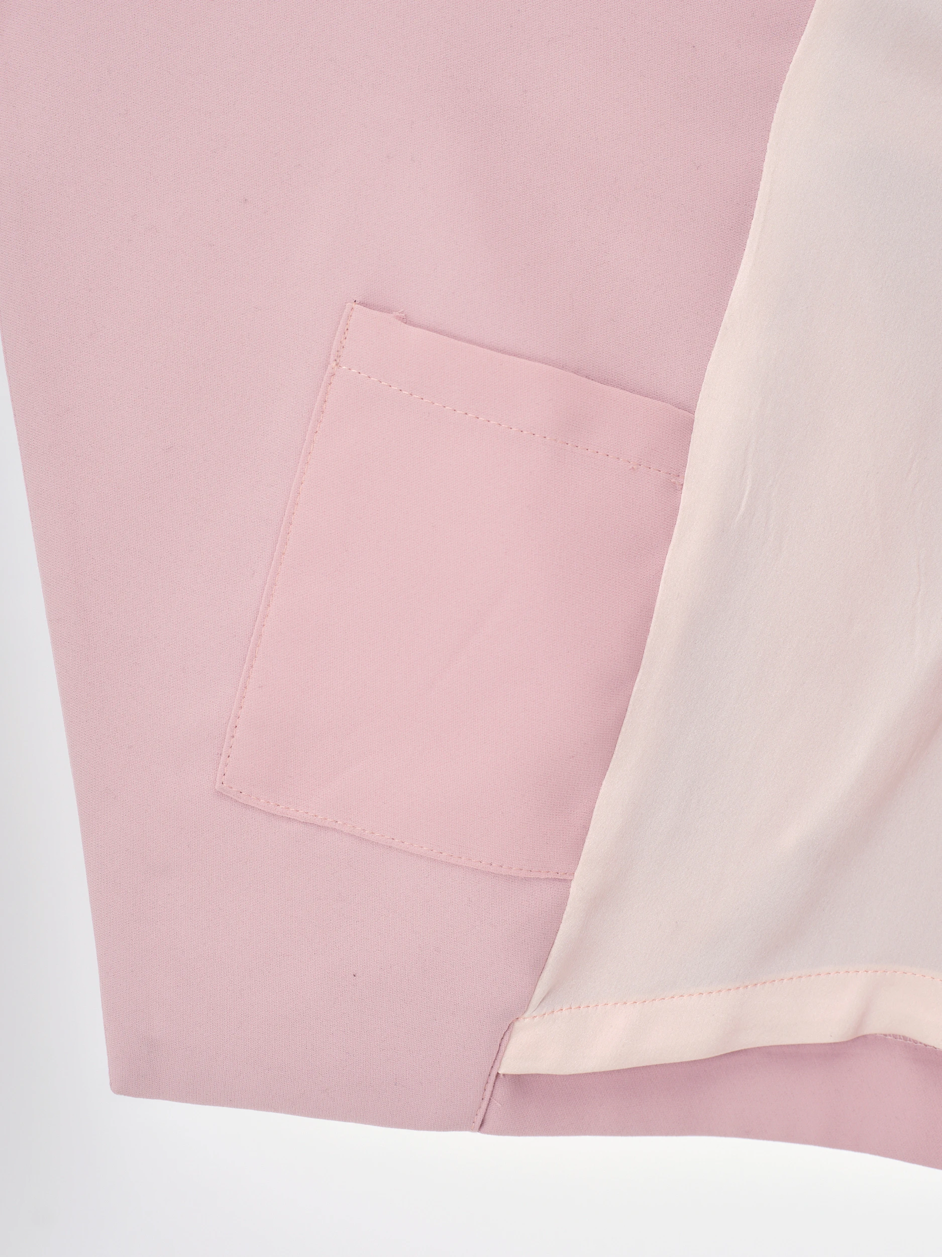 The DAY Jacket — wool crepe — Cameo Pink / silk — Ballet Silk